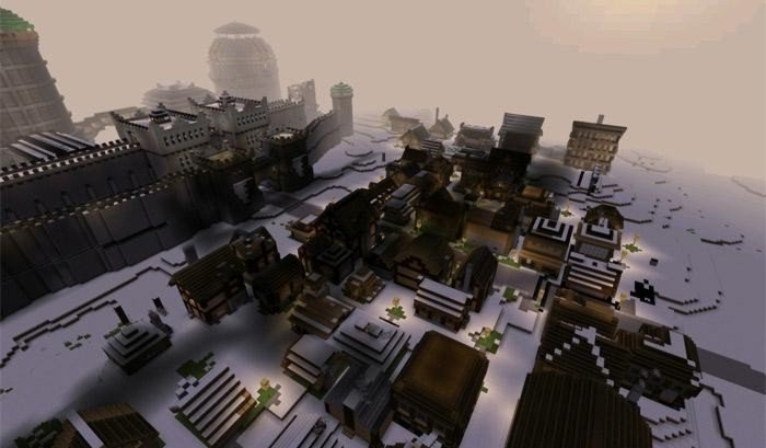 Winterfell map for Minecraft PE