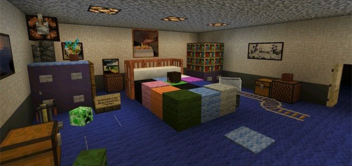 FNAF 4 Hide and Seek map for Minecraft PE