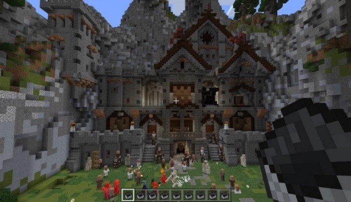 Castle Siege map for Minecraft PE 0.16.2