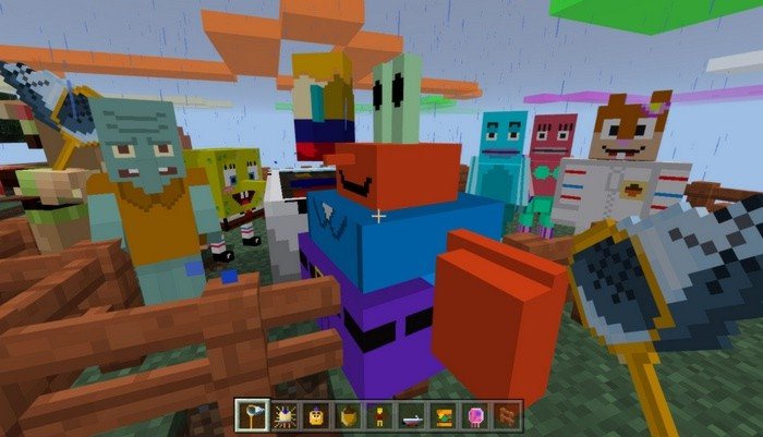 SpongeBob mod for Minecraft PE 1.0.0