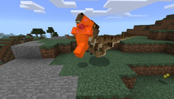 Dinosaurs mod for Minecraft PE 1.0.0