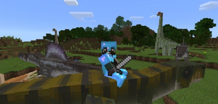 Jurassic park mod for Minecraft PE 1.7.1