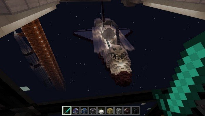 minecraft nasa spaceship