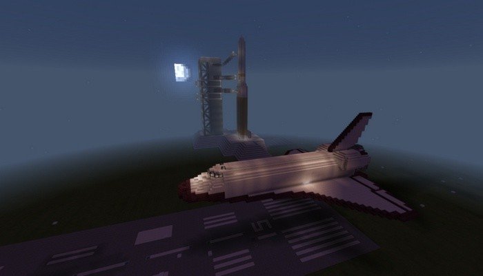 minecraft nasa spaceship