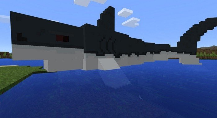 Sharks mod for Minecraft PE 1.0.2