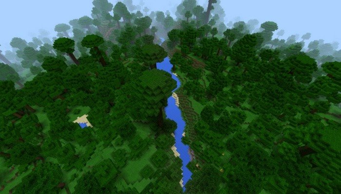 Junlge biome seed for Minecraft PE