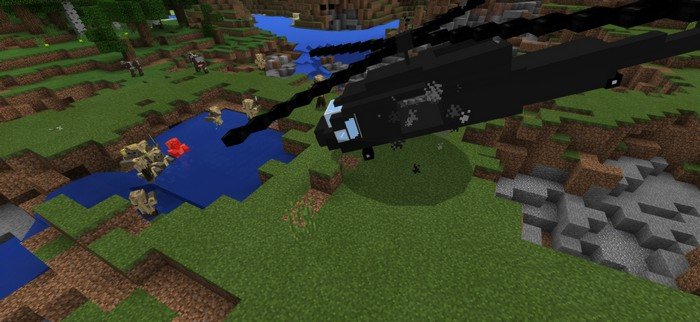 Battle Helicopter Mod for Minecraft PE 1.0.3