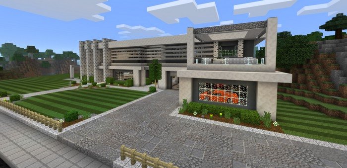 minecraft modern house texture pack