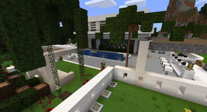 Minecraft Modern House Map