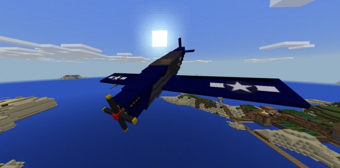 minecraft bomber plane mod