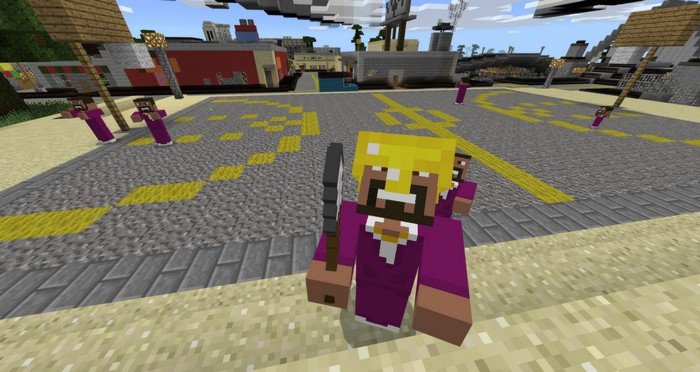 GTA: SA gangs mod for Minecraft PE 1.0.3