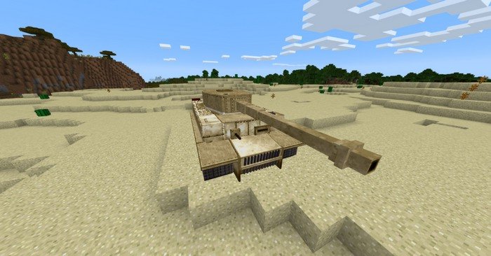 Tanks mod for Minecraft PE 1.1.2