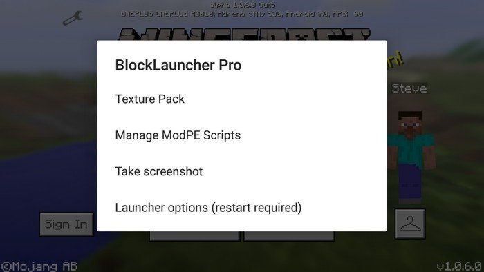 BlockLauncher: an Android app that patches Minecraft PE without reinstall -  MCPE: Mods / Tools - Minecraft: Pocket Edition - Minecraft Forum - Minecraft  Forum