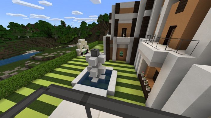 Redstone Mansion map for Minecraft PE 1.0.7.