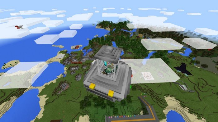 UFO mod for Minecraft PE 1.0.7