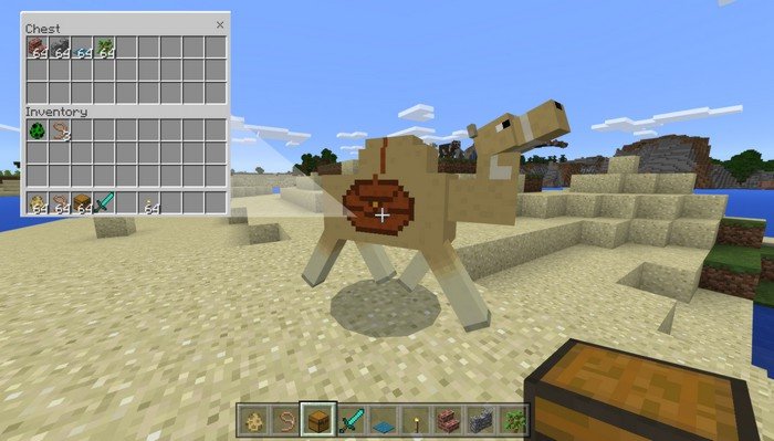 Camel mod for Minecraft PE 1.0.8