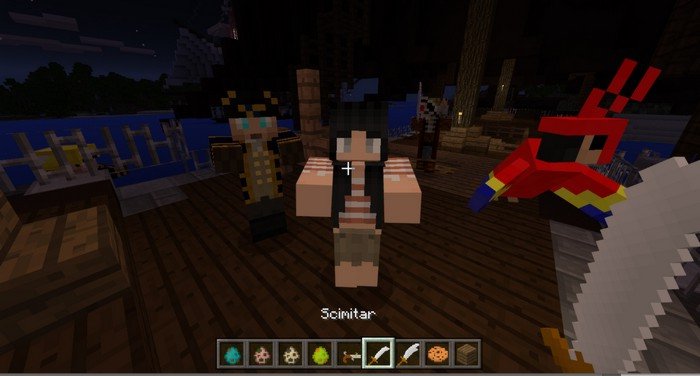 Pirates mod + map for Minecraft PE 1.0.8