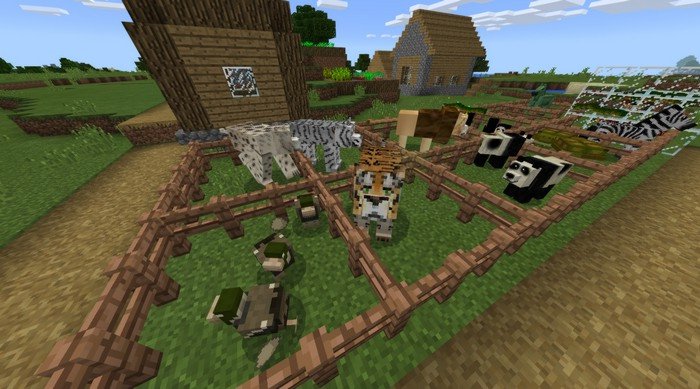 Real life animals addon for Minecraft PE 1.0.9