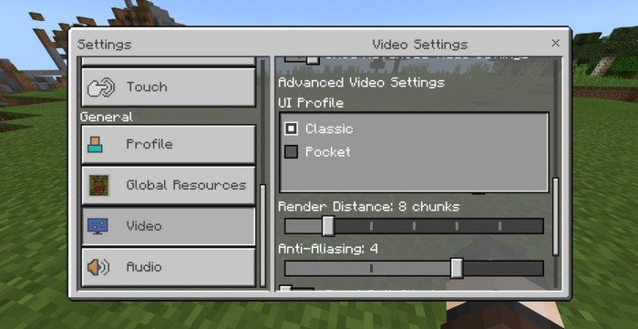 Choose Classic UI Profile in Settings