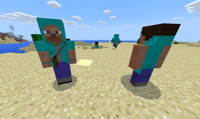 More humans in Minecraft PE