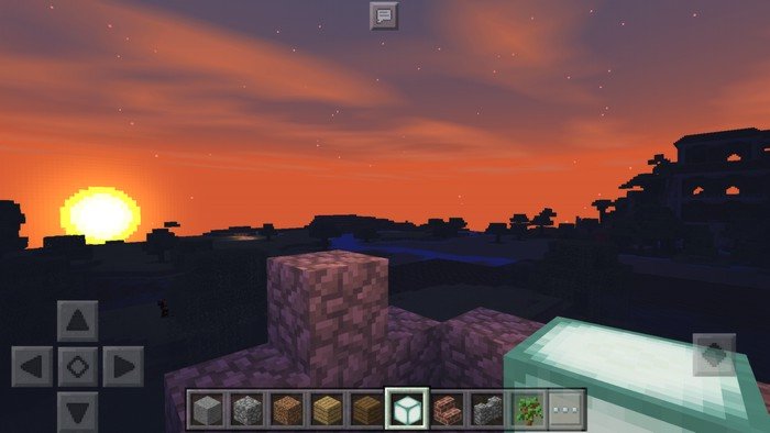 Sunset with shaders
