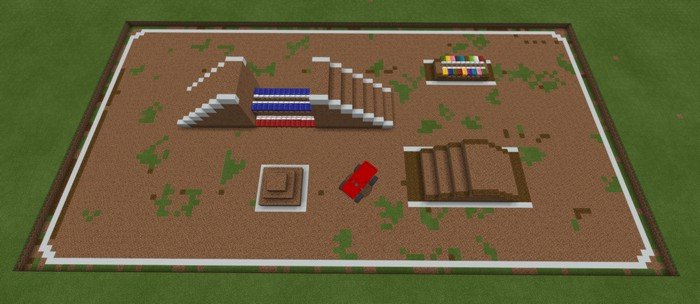 horse race track minecraft