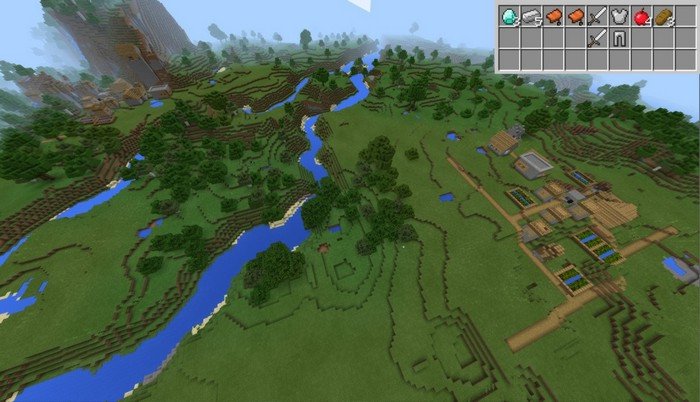 minecraft pocket edition seeds village