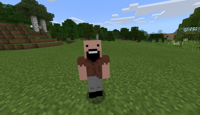 Notch vs Herobrine mod for Minecraft PE 1.1.3