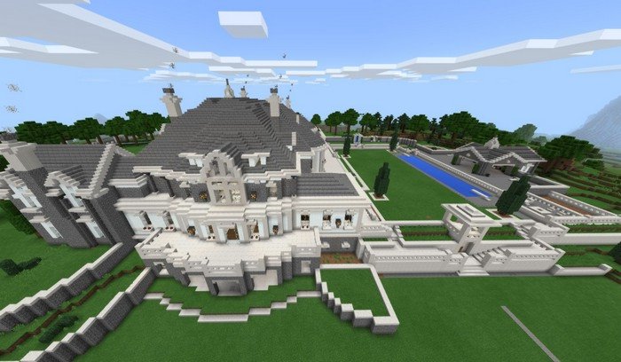 minecraft pe mansion