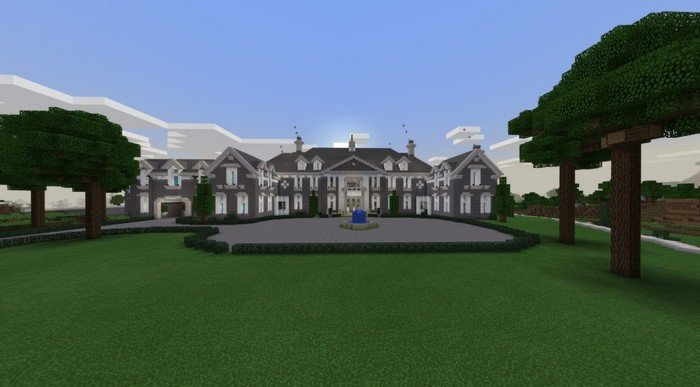 minecraft pe mansion