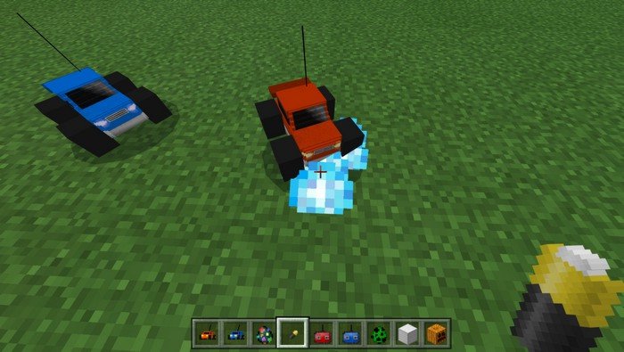 RC cars mod for Minecraft PE 1.1.4