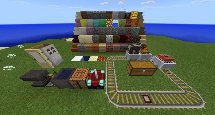 Faithful 32x resource pack for Minecraft PE 1.7.1