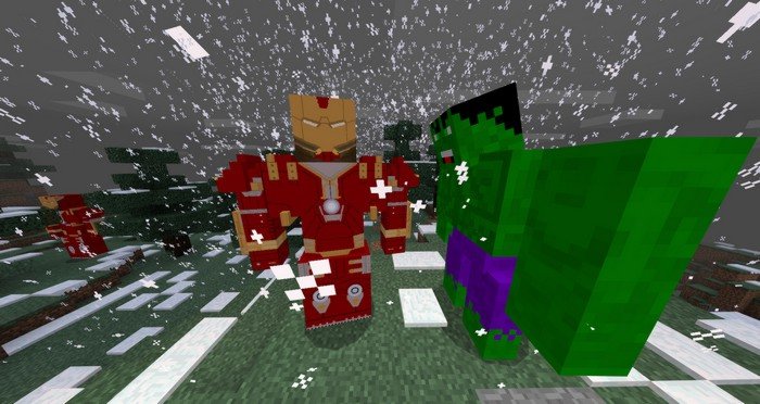 Hulk mod for Minecraft PE 1.2.0