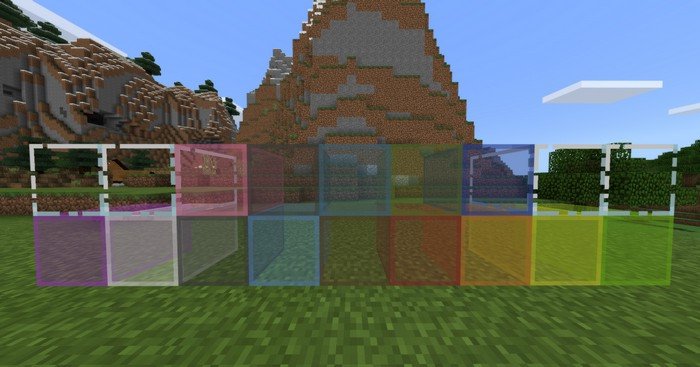 minecraft resource pack with clear connected glass