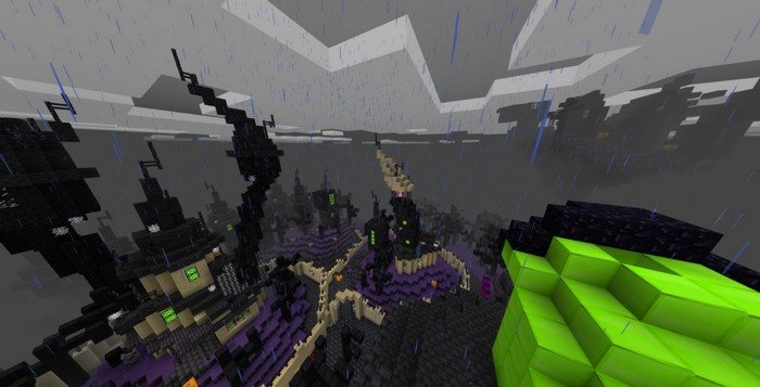 Halloween town map for Minecraft PE 1.2.3