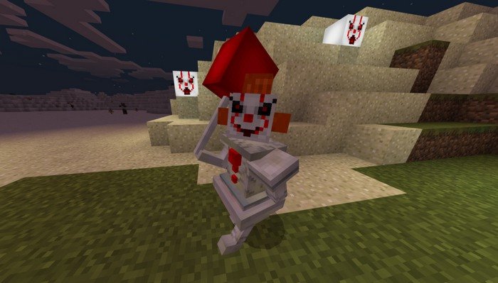 IT clown mod for Minecraft PE 1.2.5