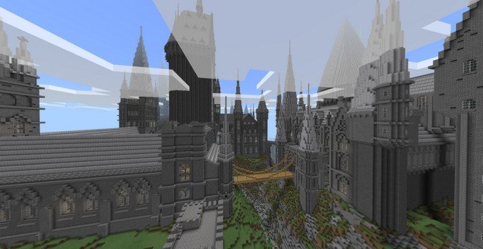 accessing harry potter minecraft map