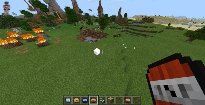 Throwable Explosives mod for Minecraft PE 1.2.9