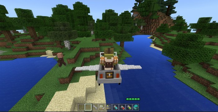 Download Vanilla Vehicles mod for Minecraft PE 1.5.3