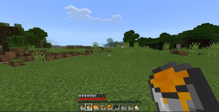 No hunger mod for Minecraft PE 1.2.13