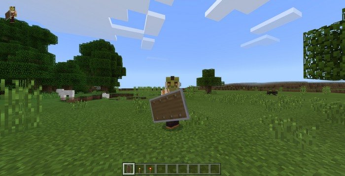 Shield mod for Minecraft PE 1.4.2