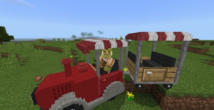 Download Vanilla Vehicles mod for Minecraft PE 1.5.3