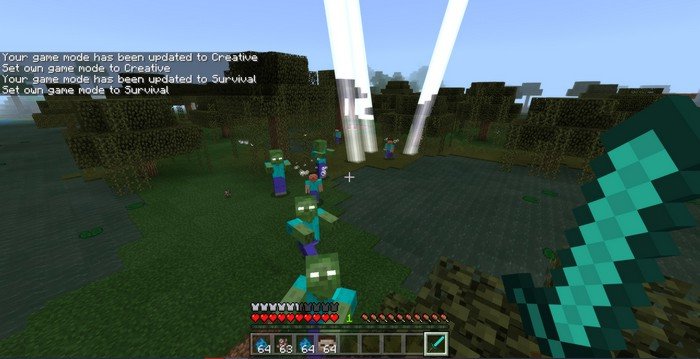 Friendly herobrine mod/add-on for Minecraft pocket edition Minecraft Mod