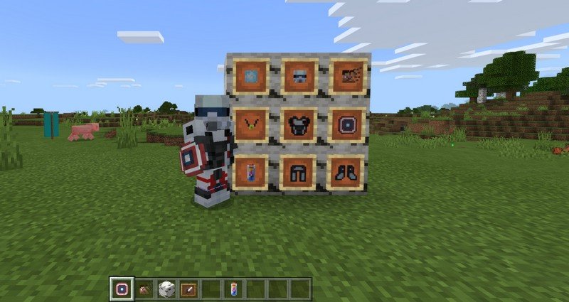 iron man suit mod minecraft pe