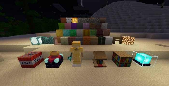 NaturalPack texture pack for Minecraft PE 1.11.4