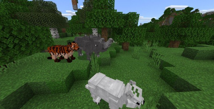Real life animals addon for Minecraft PE 