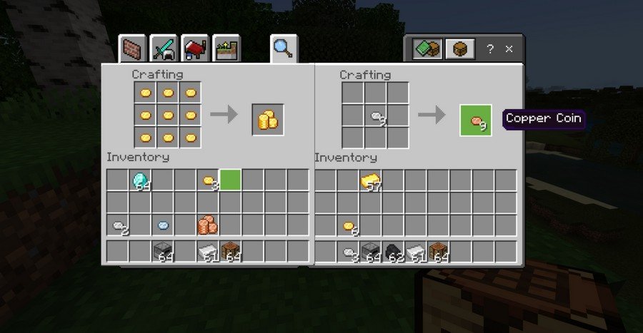 Money addon for Minecraft PE 1.13.1