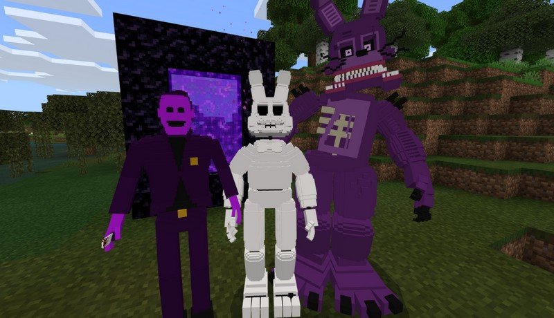 NEW MINECRAFT FNAF 1 MAP USING FNAF UNIVERSE MOD