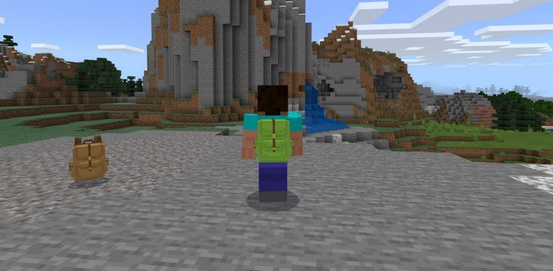 BACKPACK Addon For Minecraft PE 1.20 [ 100% WORKING ] 