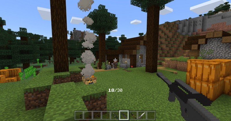 Modern Weapons Addon For Minecraft Pe 1 14 30